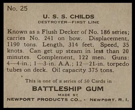 R20 Newport Battleship Gum